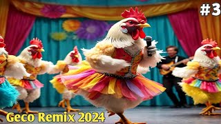 JGeco  Chicken Dance Original The hens Rooster dancing song 3  2024 3 [upl. by Oirasor853]