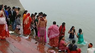 Ganga snan West Bengal Ganga River [upl. by Anitel]