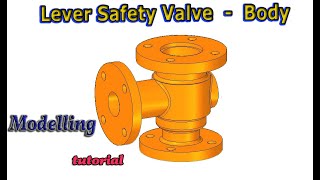 Lever Safety valve  Body tutorial  Solid Edge  in Kannada  ಸಾಲಿಡ್ ಎಡ್ಜ್ ಕನ್ನಡಸಂಚಿಕೆ46 [upl. by Rawley936]