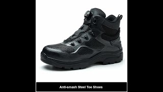 Antismash Steel Toe Shoes [upl. by Nuzzi6]