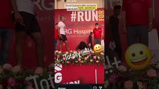 RG marathon run for health with milind soman karmjarukian5461google athletics indiaarmy [upl. by Aloeda]