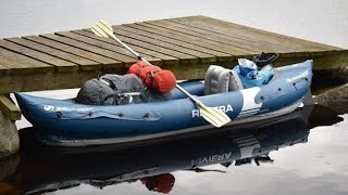 Wild camping Scotland kayak camp to secret cabin campfire cooking with Scottish Wanderer [upl. by Pol254]