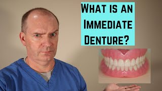 What is an Immediate Denture and how its different from a regular denture [upl. by Cicenia]