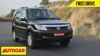 2015 Tata Safari Storme  First Drive  Autocar India [upl. by Eada]