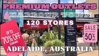 Adelaide Australia  Premium Outlets  Harbour Town  4K Walking Tour [upl. by Dranel]