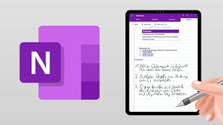 Mit Tablet amp Stift im Meeting Notizen Erstellen  OneNote Grundlagen [upl. by Eirrotal397]