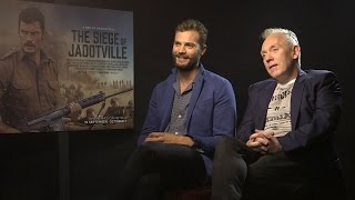 Jamie Dornan amp Richie Smyth Interview The Siege of Jadotville new to Netflix [upl. by Calvo546]