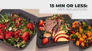 15 Minute Meals or Less 3 AntiInflammatory Recipes [upl. by Einittirb]