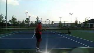 Tennis Beginners Basic Tennis Serve Lesson [upl. by Staffan]