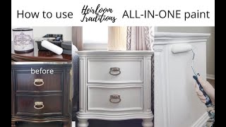 Heirloom Traditions ALL IN ONE paint THINGS TO KNOW BEFORE USING [upl. by Lehar369]