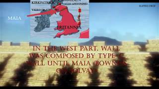 Hadrians Wall 3d reconstruction 3d reconstruction with english text [upl. by Ailaham]