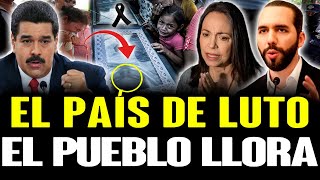 ¡URGENTE NOTICIA🔴EL PAÍS DE LUTO EL SALVADOR LLORA BUKELLE MADURO Y CORINA HABLAN EN SU PAÍS [upl. by Carroll407]