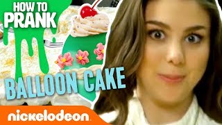 How to Prank  Kira Kosarin Makes a Balloon Cake  Nick [upl. by Joe]