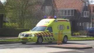 Ambulance 02111 Leeuwarden met spoed naar MCL [upl. by Asseram]