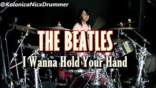 The Beatles  I Want To Hold Your Hand  Ringo Starr  Drum cover by Kalonica Nicx [upl. by Parette82]