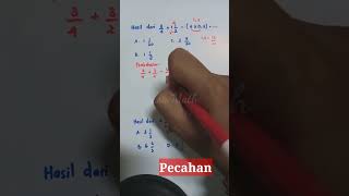 Operasi Pecahan math pecahanbiasa [upl. by Stormy285]