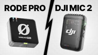 DJI Mic 2 vs Rode Pro  Best Wireless Microphone 2024 Ultimate Comparison [upl. by Julis]