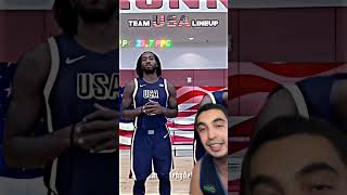 Los promedios de anotación del Team USA🇺🇸🔥 fiba teamusa baloncesto nba [upl. by Delly]