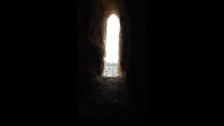 A walk on the upper floor of Qaitbay Citadel Alexandria Egypt At the end window views of the port [upl. by Bilski]