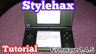 How to install Stylehax  The Browser Exploit for Nintendo DSi amp DSi XL 145 Tutorial HD [upl. by Rawden]