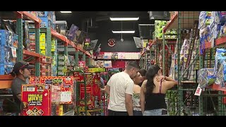 Pahrump draws thousands of fireworks shoppers ahead of 4th of July celebrations [upl. by Sorodoeht533]