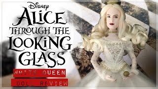 Alice Through the Looking Glass White Queen Doll Review Disney Store Film Collection Movie [upl. by Faustine]