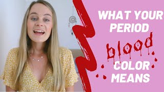 What Your Period Blood Color Means About Your Health [upl. by Marcin]