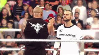 The Rock vs Cm Punk  WWE Royal Rumble 2013 Promo [upl. by Lerej44]