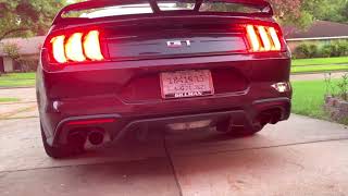 18 Mustang GT Exhaust Install  Corsa Double X pipe and CampL Muffler Delete [upl. by Adnalra]