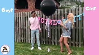 BEST OF 2017 BABY GENDER REVEAL  UNIQUE SHOWER IDEAS [upl. by Casimire]