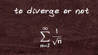 integral test 1 over sqrt n [upl. by Dickerson]