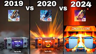 Freefire 2019 vs 2020 vs 2024 🔥 spin royale free fire [upl. by Quennie459]