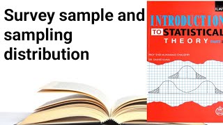 Survay sample and sampling distribution full discussion [upl. by Kassia748]