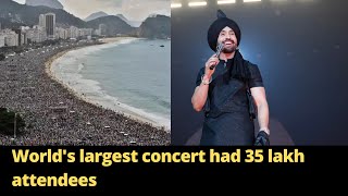 Worlds largest concert had 35 lakh attendees [upl. by Einnaej943]