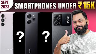 Top 5 Best 5G Smartphones Under ₹15000 Budget ⚡ September 2023 [upl. by Iren]