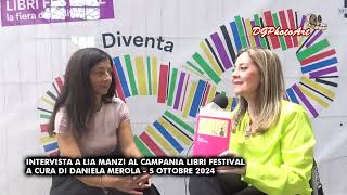 Intervista a Lia Manzi al Campania Libri Festival a cura di Daniela Merola [upl. by Annahtur271]