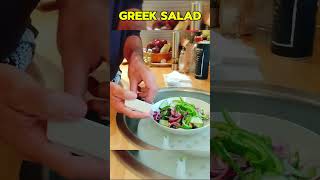 Greek Salad  Horratiki garden Salad The nr 1 easyrecipe lovegreekfood vegetarianGreekFood [upl. by Harim750]