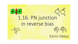 116 PN junction in reverse bias [upl. by Eednak]