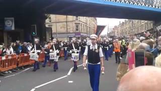 Camelon Loyalists flute band  Glasgow big walk 2017 [upl. by Trixie160]