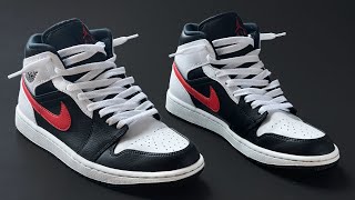 COMMENT LACER NIKE AIR JORDAN 1 MID LOOSE [upl. by Durrace650]