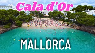 Cala dOr Mallorca Cala Gran Cala Esmeralda Beaches majorca calador beach [upl. by Virgin]