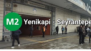 M2 Yenikapı  Seyrantepe Metro Hattı Seyehati Galatasaray Maçına Özeldir [upl. by Corena480]