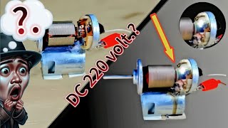 220 DC voltage vs 12 volts DC motor 775 DC motor over voltage testing [upl. by Rebekah147]