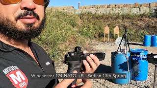 G19  G45 Recoil Spring Test with Radian Ramjet amp Afterburner  DPM System amp Radian Compressor Kit [upl. by Izzy]