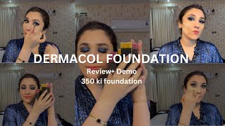 Viral dermacol Demo Review  Blue smoky eyes [upl. by Horatio]