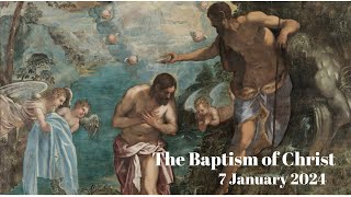 HOLY COMMUNION SERVICE IN ENGLISH  THE BAPTISM OF CHRIST [upl. by Maire]