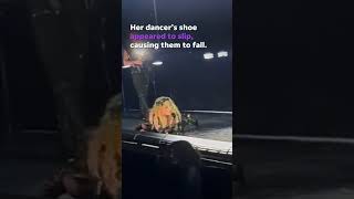 Madonna tumbles from chair after dancers misstep during performance Shorts [upl. by Say]