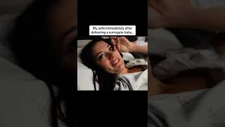 Not the epidural making her want to go through labor again 😳 surrogacy reactionvideos shorts [upl. by Rickart101]