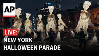 LIVE West Village Halloween parade in New York [upl. by Humpage738]