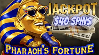 🤑 JACKPOT ON PHARAOHS FORTUNE SLOT MACHINE HIGH LIMIT LIVE PLAY AT THE COSMOPOLITAN LAS VEGAS [upl. by Carothers751]